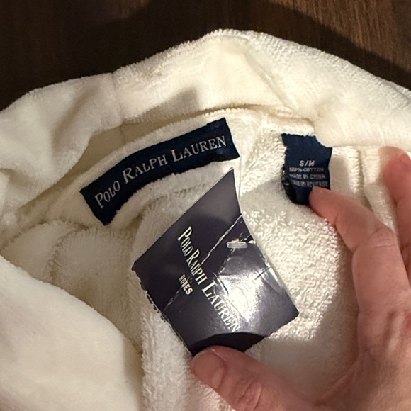 Polo by Ralph Lauren Cream Robe - Picture 2 of 3